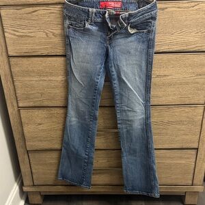 Guess Women's Blue Boot Cut Jeans gentle used